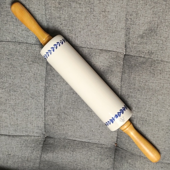 Antique ceramic Moorhead Iowa CENTENNIAL 1999-2000 rolling pin - Picture 5 of 6